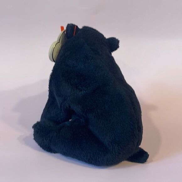 Cinders the Black Bear (RETIRED) 2000 Original Beanie Baby Ty Inc. NWT EUC 5” - Picture 3 of 8